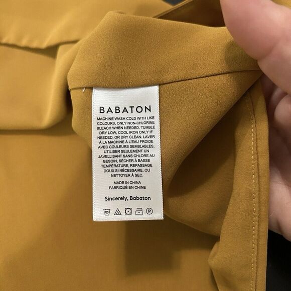Arirzia Babaton Murphy Blouse Yellow Harvest Gold Size Medium - Picture 10 of 11
